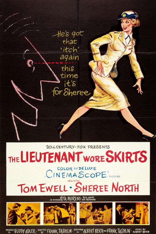 The Lieutenant Wore Skirts постер