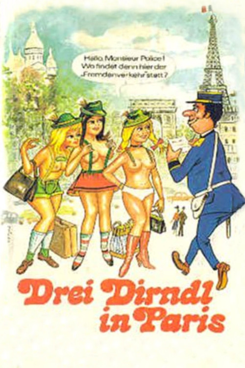 Drei Dirndl in Paris постер
