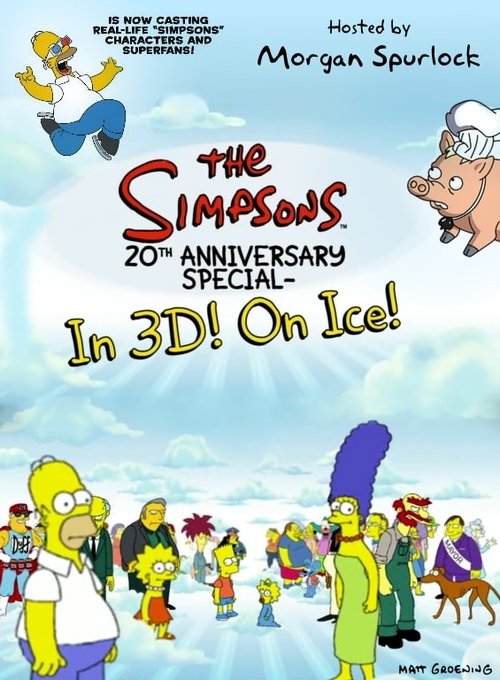 The Simpsons 20th Anniversary Special - In 3D! On Ice! постер