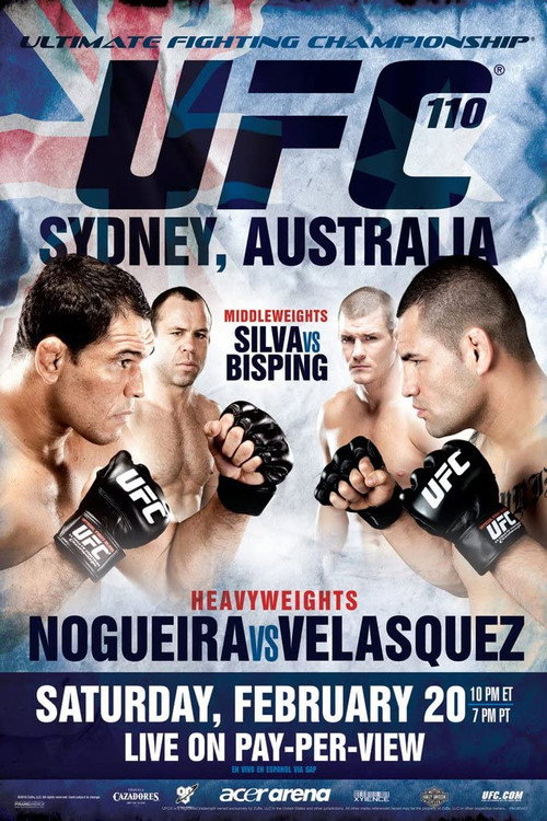 UFC 110: Nogueira vs. Velasquez постер