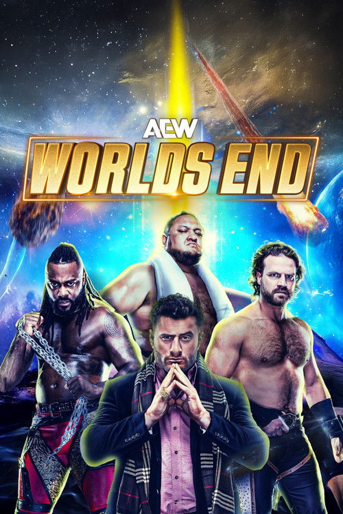 AEW Worlds End 2025 постер