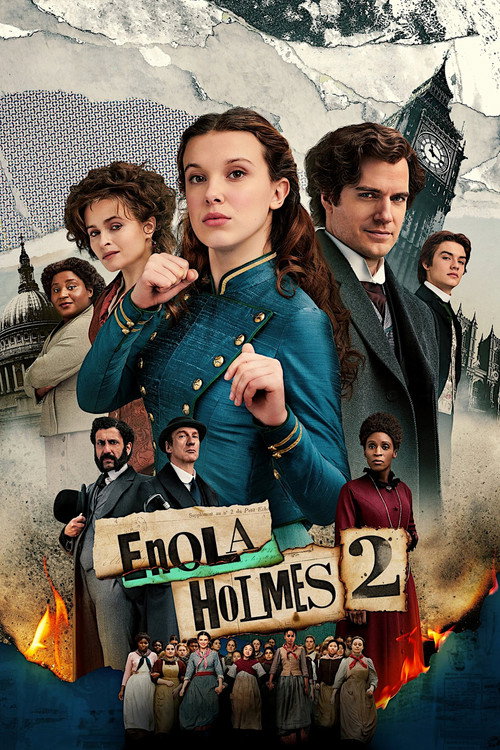 Enola Holmes 2 постер