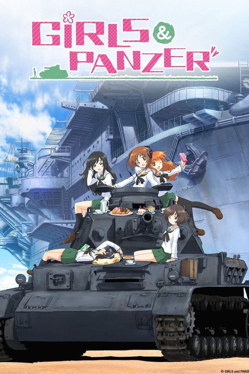 Girls und Panzer постер