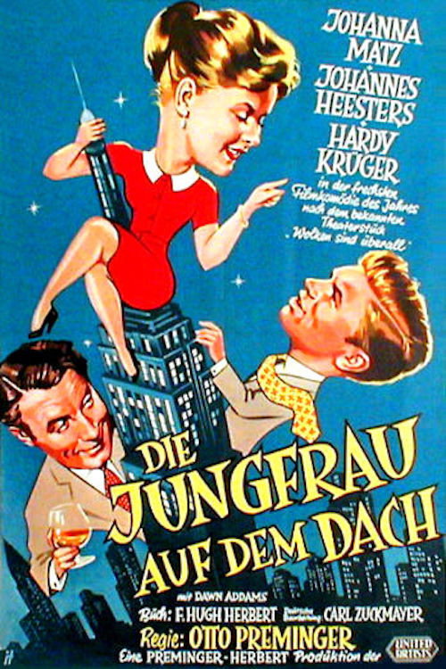 Die Jungfrau auf dem Dach постер