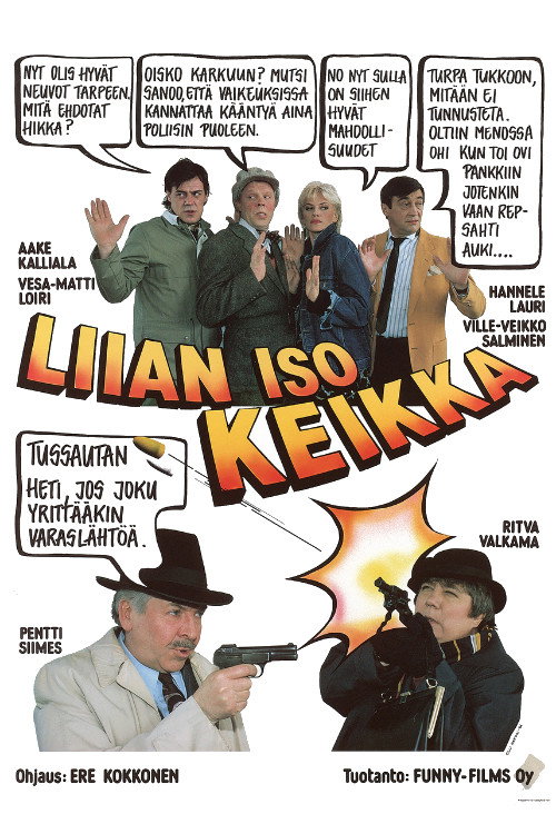 Liian iso keikka постер