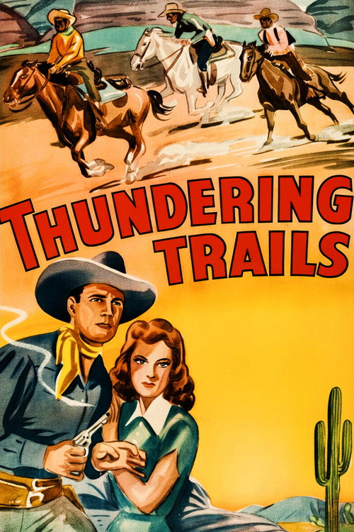 Thundering Trails постер