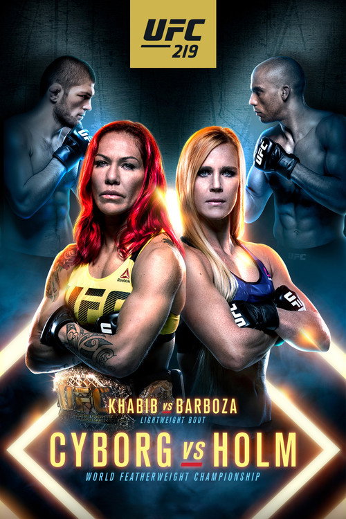 UFC 219: Cyborg vs. Holm постер