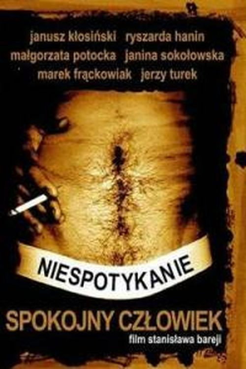 Niespotykanie spokojny człowiek постер