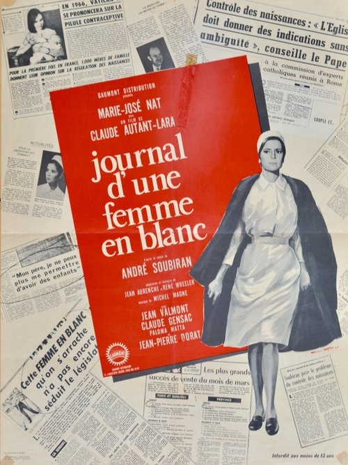 Journal d'une femme en blanc постер