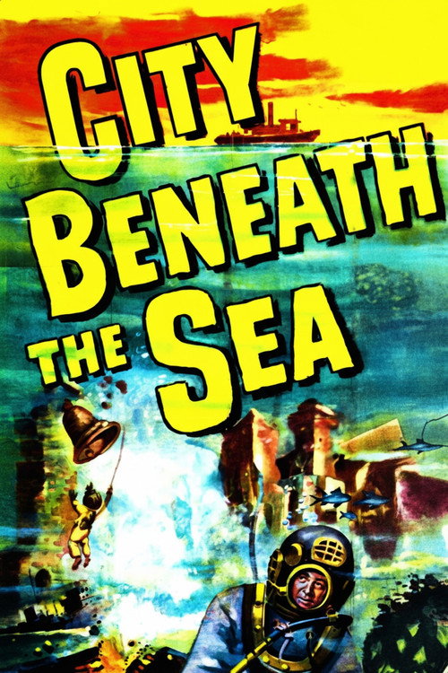 Город на морском дне постер