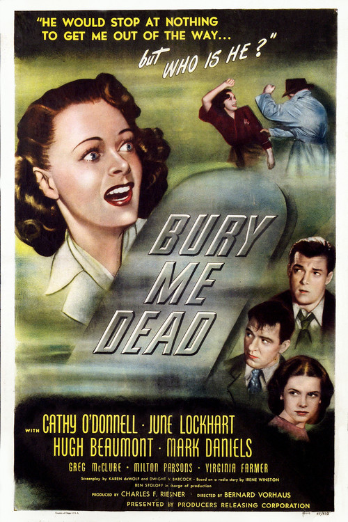 Bury Me Dead постер