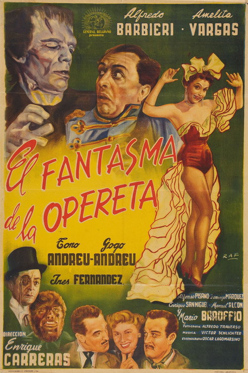 El fantasma de la opereta постер