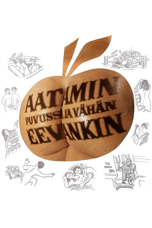 Aatamin puvussa… ja vähän Eevankin постер