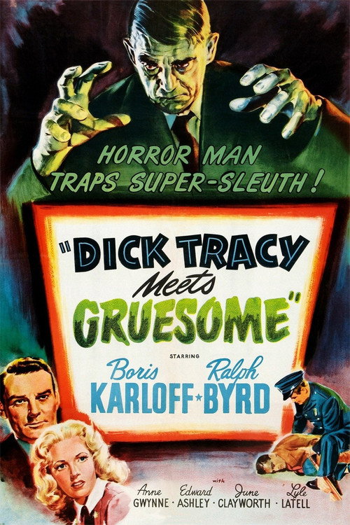 Dick Tracy Meets Gruesome постер