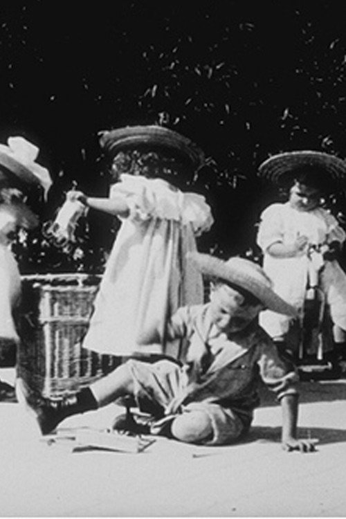 Enfants aux jouets постер