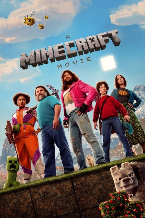 A Minecraft Movie постер