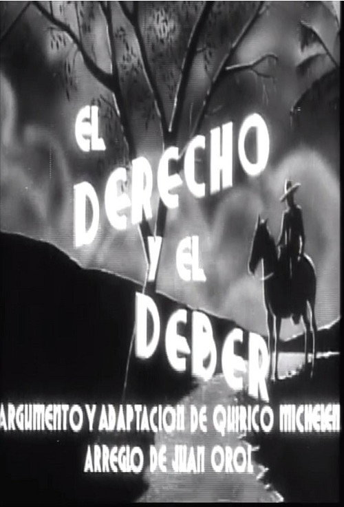 El derecho y el deber постер