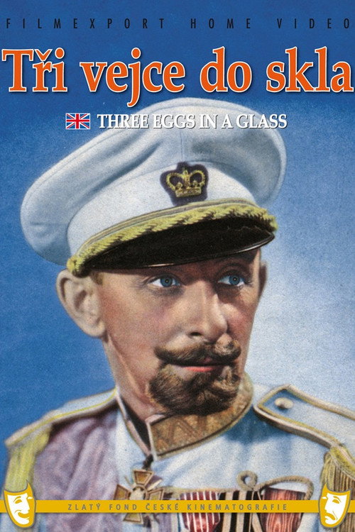 Tři vejce do skla постер