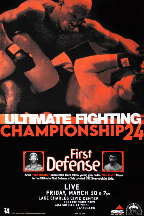 UFC 24: First Defense постер