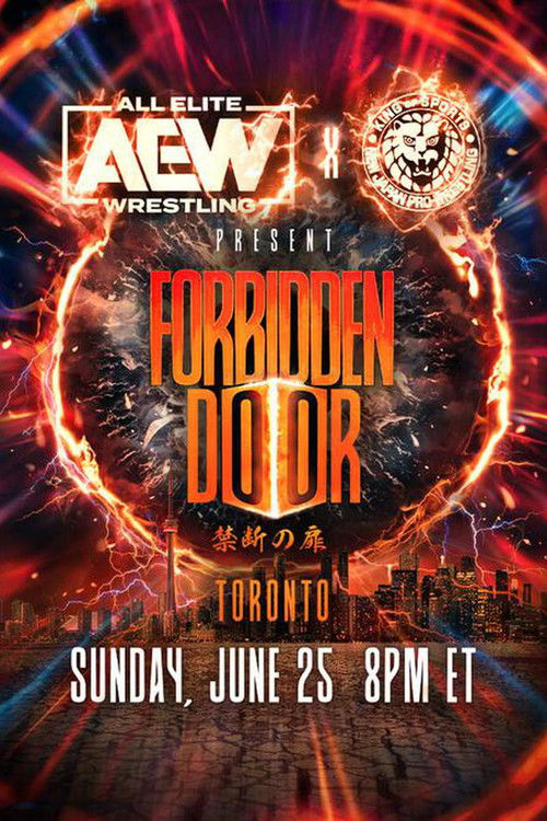 AEW x NJPW Present Forbidden Door 2023 постер