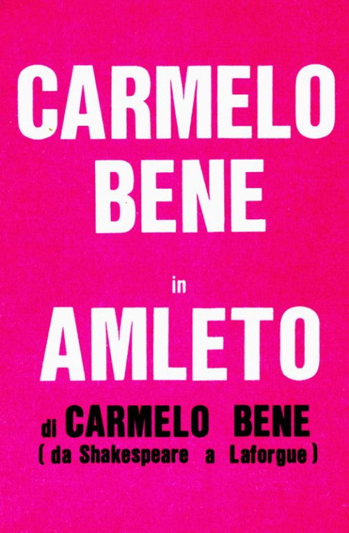 Amleto di Carmelo Bene (da Shakespeare a Laforgue) постер