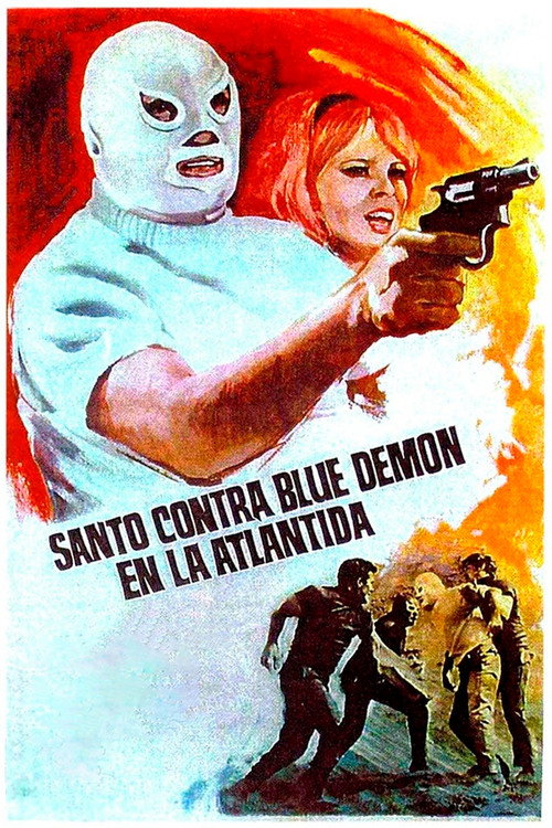 Santo vs. Blue Demon in Atlantis постер
