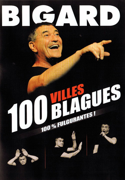 Bigard 100 villes 100 blagues постер