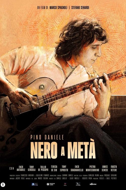 Pino Daniele - Nero a metà постер