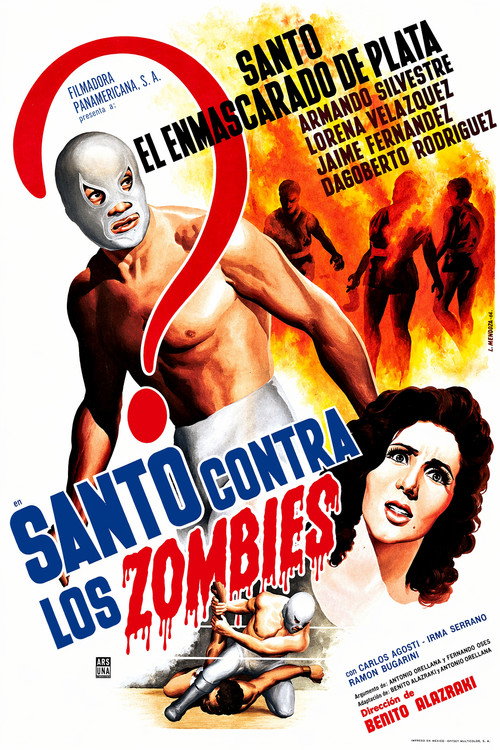 Santo contra los zombies постер
