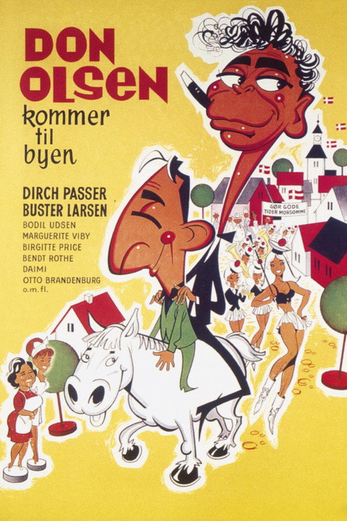 Don Olsen kommer til byen постер