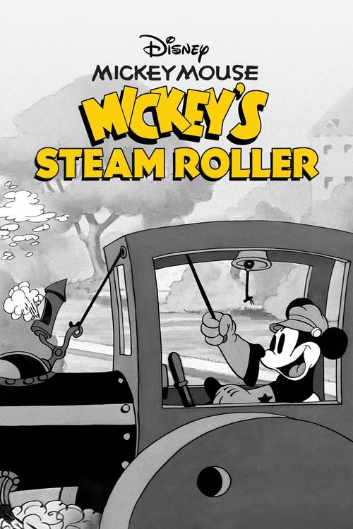 Mickey's Steam Roller постер